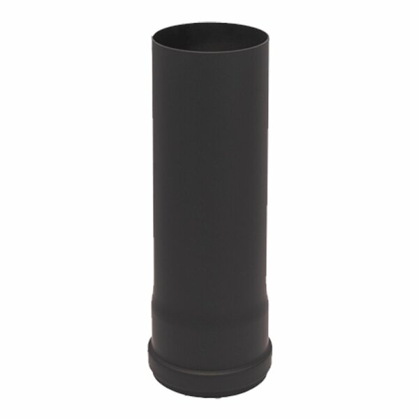 Pelletrohr Längenelement 250 mm - Ø 80 mm, schwarz