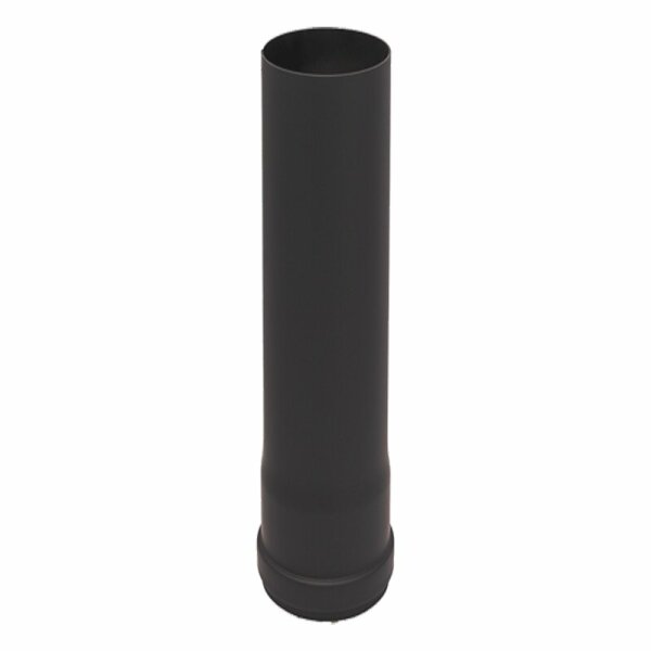 Pelletrohr Längenelement 500 mm - Ø 80 mm, schwarz