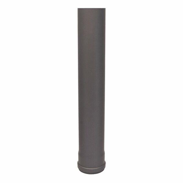 Pelletrohr Längenelement 1000 mm - Ø 80 mm, gussgrau